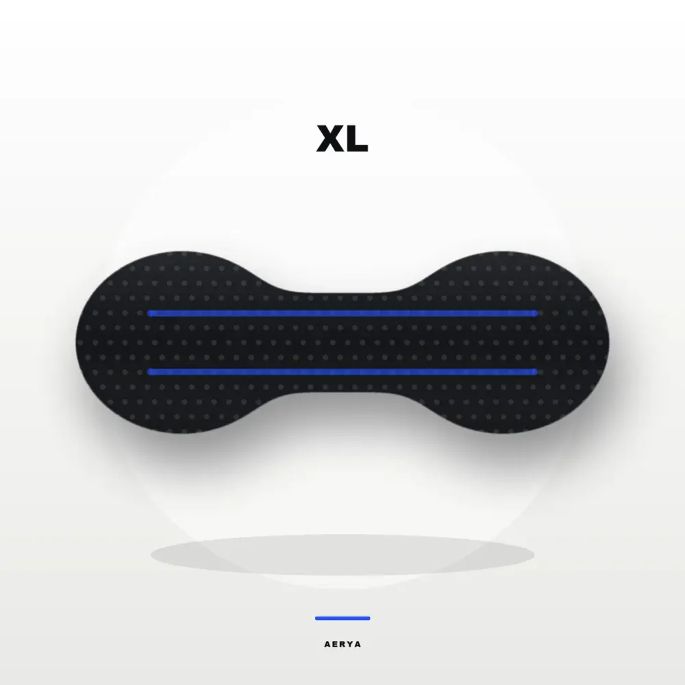 Tira nasal Aerya XL negra de talla grande